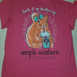 NWT Simply Southern Youth large T-shirt